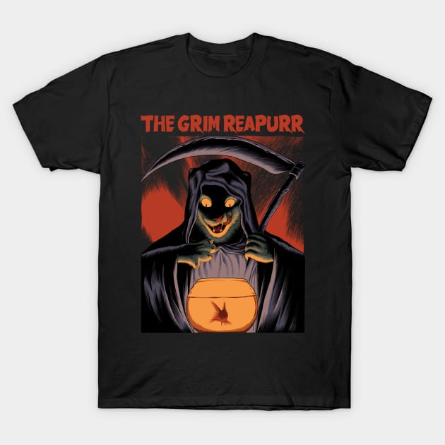 The Grim Reapurr T-Shirt by khairulanam87